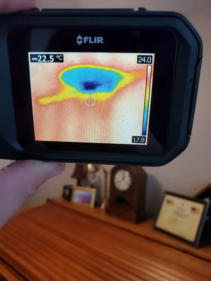 Thermal imaging inspection for water damage in Greenville
