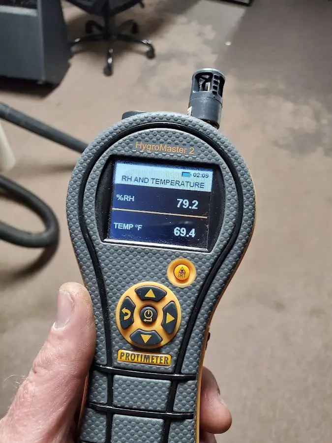 Moisture meter humidity assessment for Fire & Smoke Damage Restoration in Greenville